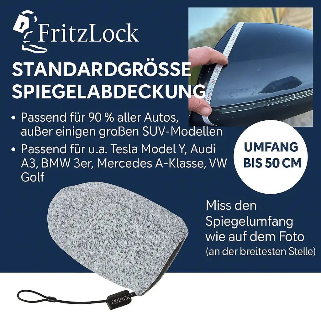 FritzLock Spiegelhülle – Diebstahlschutz für Außenspiegel - Fritzlock Germany
