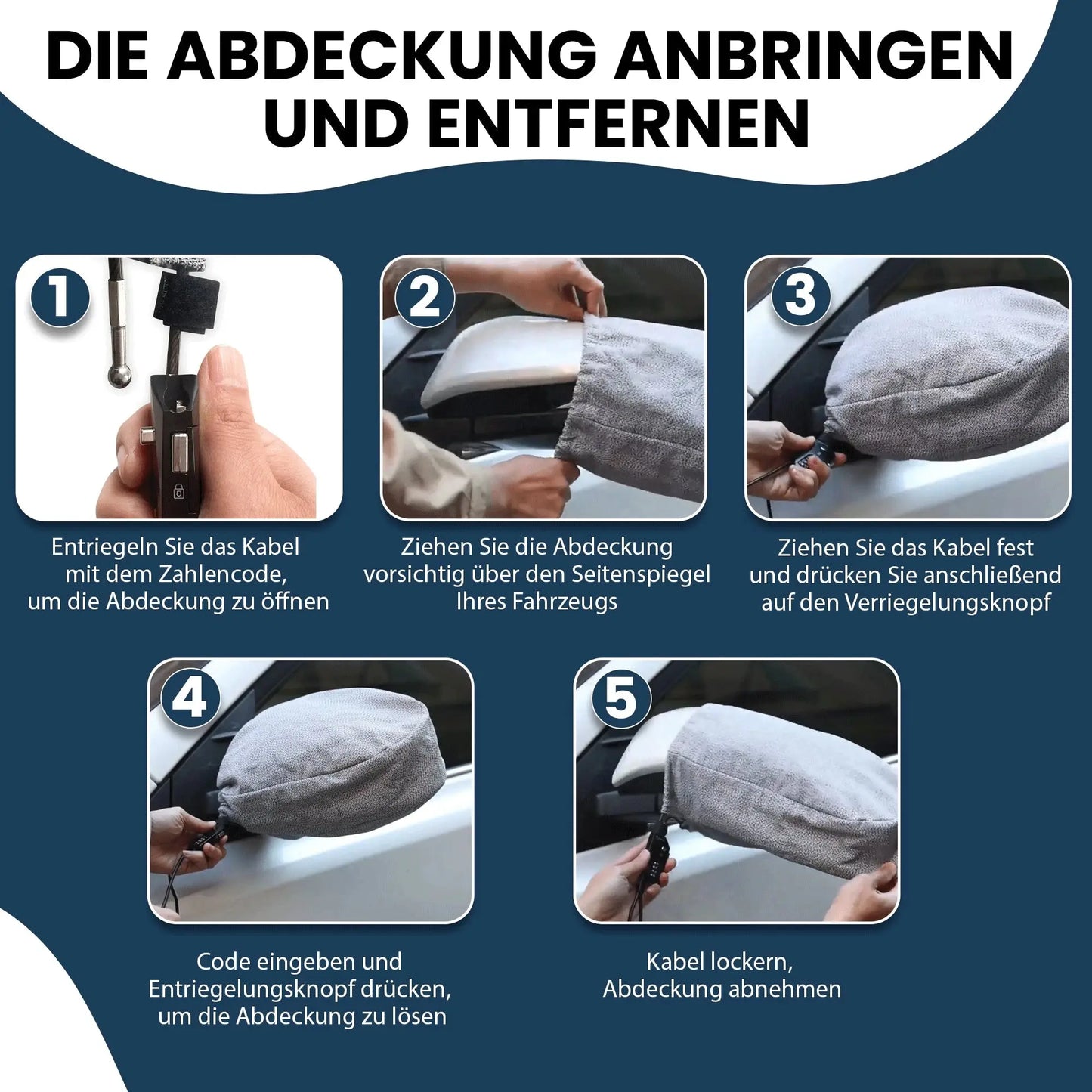 FritzLock Spiegelhülle – Diebstahlschutz für Außenspiegel - Fritzlock Germany